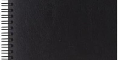 Week to View 2025 A5 Diary Wiro Diaries, A5 2025 WTV, Spiral Fashion Week To View Diary Spiral Bound (Black)