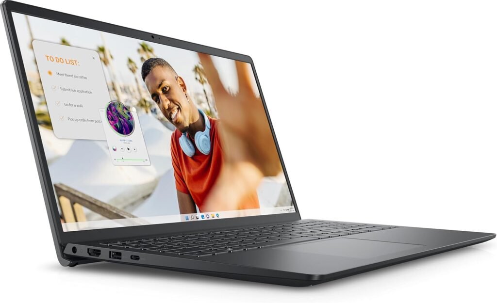 Dell Inspiron 15 Laptop | 15.6 inch FHD (1920 x 1080) 120Hz Display | AMD Ryzen 5 5720U | AMD Radeon Graphics | Windows 11 | 8GB RAM | 512GB SSD | UK Keyboard | Black | Internet Security for 1 Year Dell Inspiron 15 Laptop | 15.6 inch FHD (1920 x 1080) 120Hz Display | AMD Ryzen 5 5720U | AMD Radeon Graphics | Windows 11 | 8GB RAM | 512GB SSD | UK Keyboard | Black | Internet Security for 1 Year
