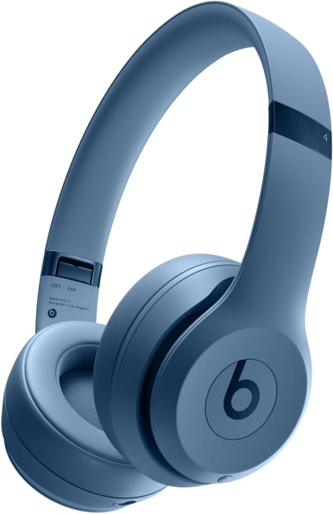 Beats Solo 4 – Wireless Bluetooth On-Ear Headphones, Apple & Android Compatible, Up to 50 hours of Battery Life – Slate Blue Beats Solo 4 – Wireless Bluetooth On-Ear Headphones, Apple & Android Compatible, Up to 50 hours of Battery Life – Slate Blue