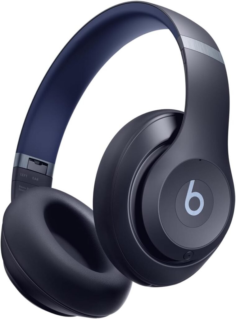 Beats Studio Pro – Wireless Bluetooth Noise Cancelling Headphones – Personalised Spatial Audio, USB-C Lossless Audio, Apple & Android Compatibility, Up to 40 Hours Battery Life – Navy Beats Studio Pro – Wireless Bluetooth Noise Cancelling Headphones – Personalised Spatial Audio, USB-C Lossless Audio, Apple & Android Compatibility, Up to 40 Hours Battery Life – Navy
