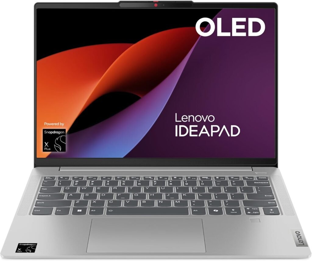 Lenovo IdeaPad Slim 5x | Snapdragon X Plus Powered AI | Copilot+ PC | Up to 19 hours battery life | 14 Inch OLED Full HD | 32GB RAM | 1TB SSD | Windows 11 | Includes Bluetooth Silent Mouse