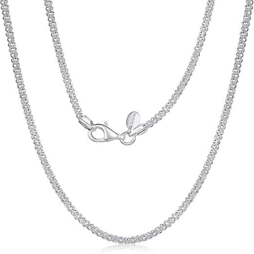925 Sterling Silver Sparkling Clavicle Chain Choker Necklace For Women Jewelry Wedding Party Birthday Gift