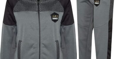 A2Z 4 Kids Kids Girls Boys Tracksuits A2Z Originals Brand Badged Zipped Hooded Charcoal Top & Bottom Contrast Mesh Panels School Fashion Sports Jogging Suit Joggers Age 5 6 7 8 9 10 11 12 13 Years