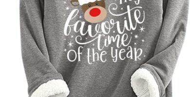AMhomely Christmas Sweatshirts for Women Merry and Bright Funny Cute Elk Print Graphic Xmas Pullover Dressy Long Sleeve Crewneck Gnomes Santa Blouse Winter Warm Undershirts UK Size