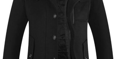 APTRO Mens Jacket Winter Wool Coats Warm Casual Overcoat Outwear Business Single/Double Breasted Trench Jacket 2101
