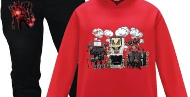 AXhyjin Teens Game Merch Sportswear Outfits Boys Tracksuits Top and Pants 2pcs Set