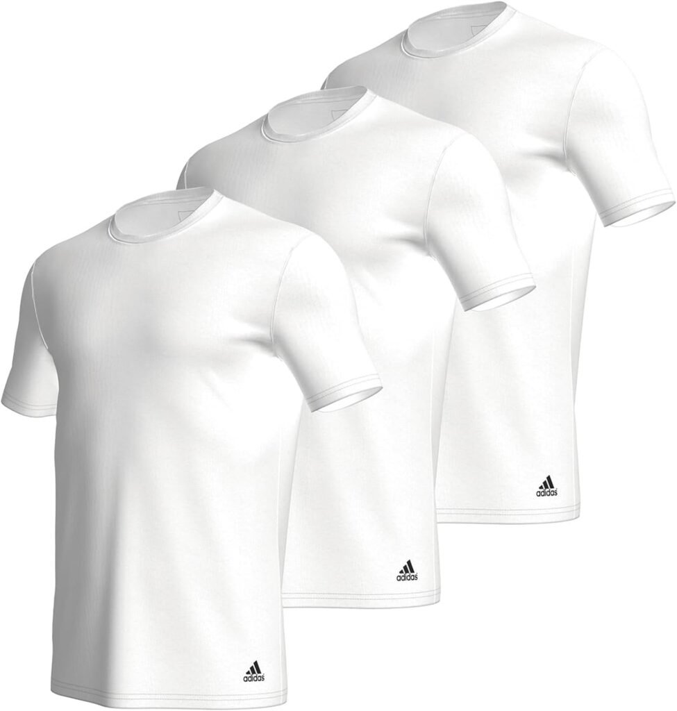 Adidas mens t shirt (pack of 3) – t shirts for men (sizes S – 3XL) – comfortable tshirt men