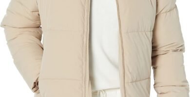 Amazon Essentials Men’s Mock Neck Puffer (Available in Big & Tall)