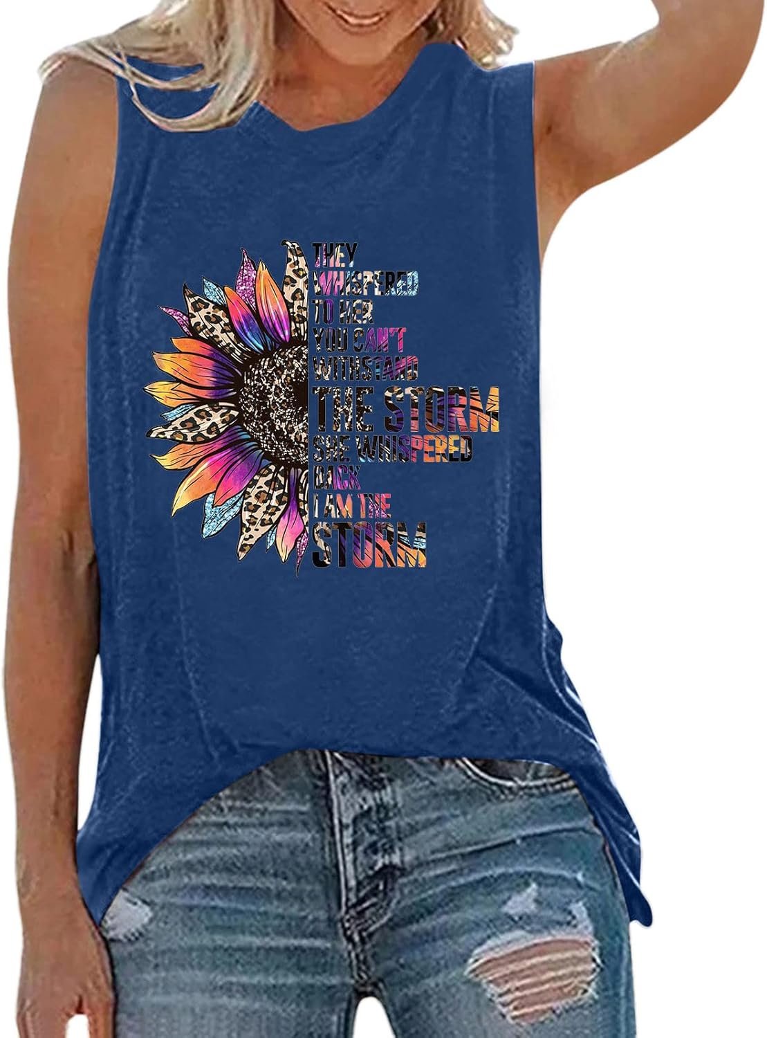 Athletic Tops Girls Women Activewear Tank Tops Sleeveless Yoga Workout Tank Tops Loose Fit Running Exercise Graphic T Shirt Blank Tops Women Plus Size