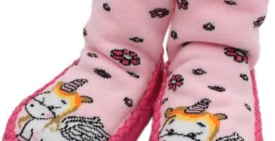 Baby Girls Winter Slipper Socks Anti-slip Pink Unicorn Baby Girls Winter Slipper Socks Anti-slip Pink Unicorn