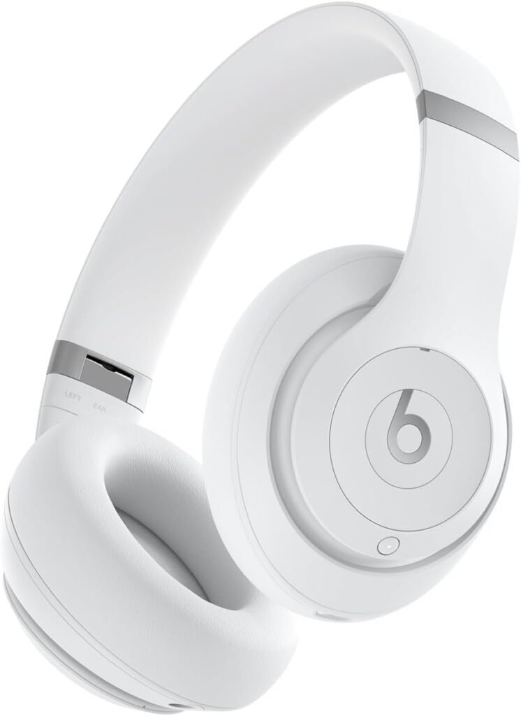 Beats Studio Pro –Bluetooth Noise Cancelling Headphones – Personalised Spatial Audio, Apple & Android Compatibility, Up to 40 Hours of Battery Life – Matt White [Amazon Exclusive]
