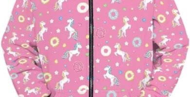 Beauty Collector Kids Casual Zip Up Hoodie Jacket Horse Print Lightweight Comfy Long Sleeve Sweatshirt with Pockets