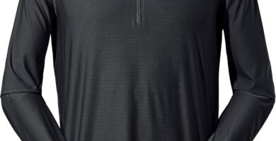 Berghaus Men’s 24/7 Half Zip Long Sleeve Tech Baselayer T-Shirt T-Shirt (Pack of 1)