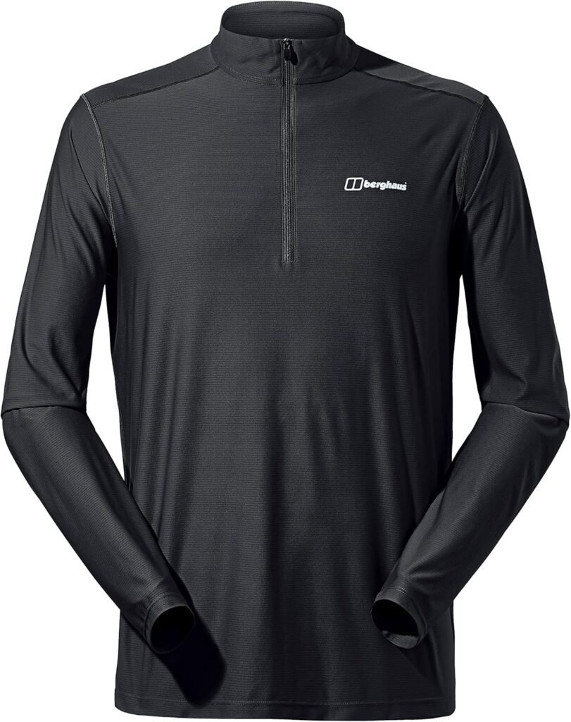 Berghaus Men’s 24/7 Half Zip Long Sleeve Tech Baselayer T-Shirt T-Shirt (Pack of 1) Berghaus Men’s 24/7 Half Zip Long Sleeve Tech Baselayer T-Shirt T-Shirt (Pack of 1)
