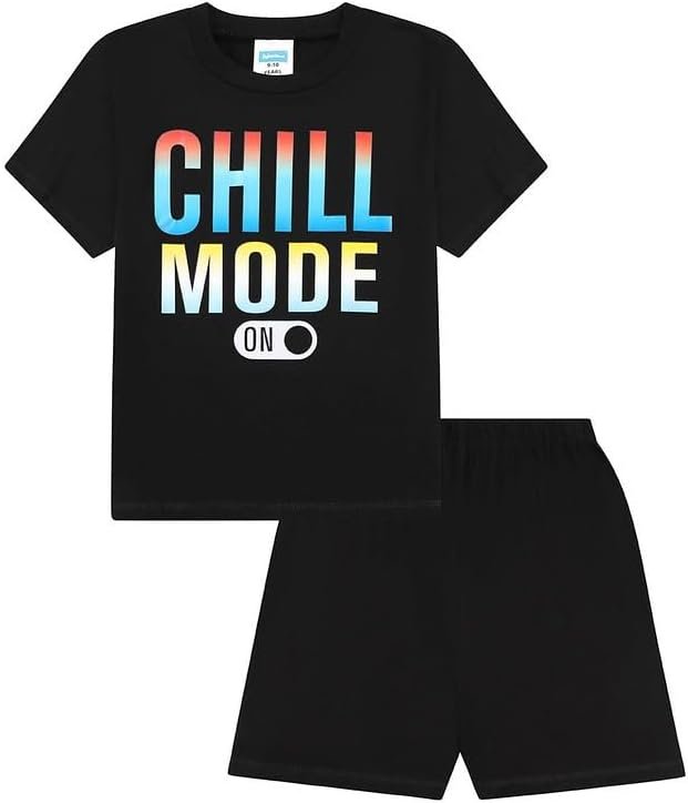 Boys Chill Mode Short Cotton Pyjama Set Kids Gaming Pyjamas Boys Chill Mode Short Cotton Pyjama Set Kids Gaming Pyjamas
