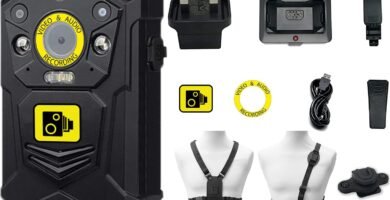 Brifield BR1 Body Worn Camera Bodycam Professional 1512p 64GB Wearable Body Camera With Klickfast Klick Fast Strap Personal Protection, Door Staff, Doorman, Bouncer, SIA Security Camera USB C