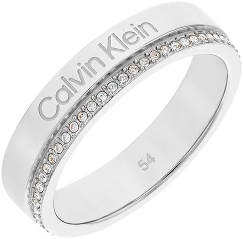 Calvin Klein Women’s Minimal Linear Rings with Crystals Calvin Klein Women’s Minimal Linear Rings with Crystals