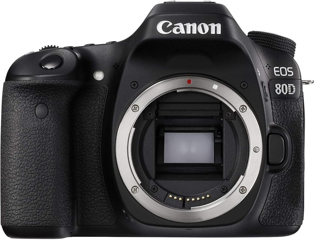 Canon 1263C036 EOS 80D Body Only Digital SLR Camera – Black (Renewed)