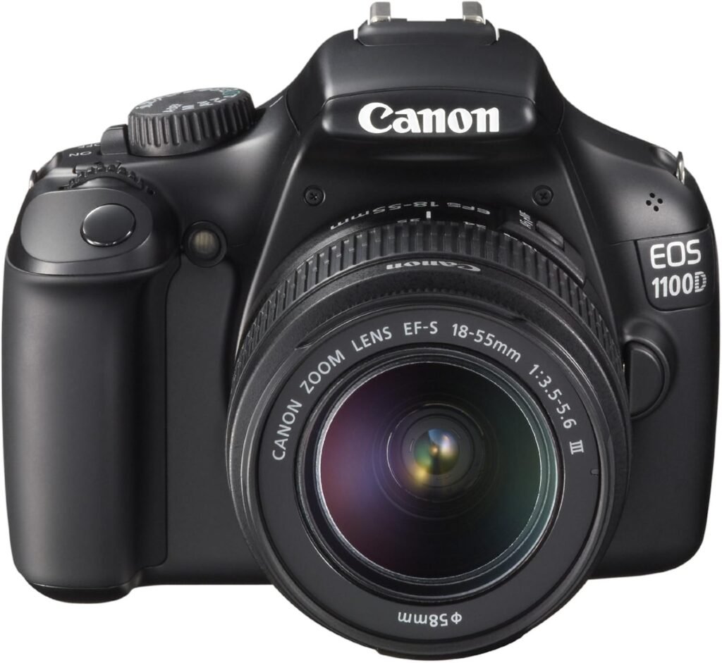 Canon EOS 1100D Digital SLR Camera (With 18-55 mm f/3.5-5.6 DC III Lens Kit) (Renewed)