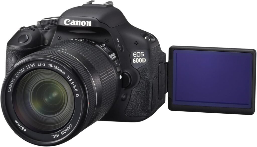 Canon EOS 600D Digital SLR Camera (Incl. 18-135 mm f/3.5-5.6 IS II Lens Kit) (Renewed)