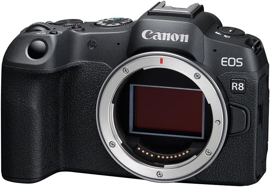 Canon EOS R8 Full-Frame 24.2 MP Mirrorless Camera Body | 4K Full HD Video Recording | (Black)