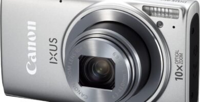 Canon IXUS 255 HS Digital Camera – Silver (12.1MP, Wi-Fi, GPS, 10x Optical Zoom) 3.0 inch LCD (Renewed)