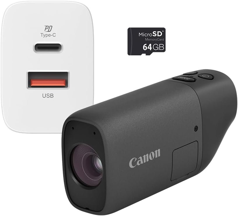 Canon PowerShot ZOOM Pocket-Sized Digital Monocular – Get Close, Then Closer with 3-Step Zoom, Lightweight Design, 12MP Stills, HD Video, USB-C Camera, Outdoor – Wi-Fi & Bluetooth Connectivity