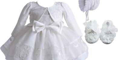 Cinda Baby Girls Ivory Lace Christening Party Dress Bonnet Cinda Baby Girls Ivory Lace Christening Party Dress Bonnet