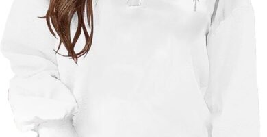 Cute Clothes for Teens Soft Sweatshirts for Women Women’s Fashion Printed Long Sleeve Top Round Neck Button Sweatshirt Holiday Sweatshirt Western Sweaters for Women