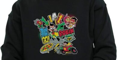 DC Comics Boys Teen Titans Go Robin Montage Hoodie