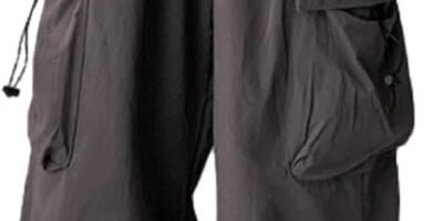 DINGJIUYAN Parachute Pants Women Gothic Y2k Cargo Harem Pants Plus Size Elastic Waist Trousers Harajuku Punk Jogger Pants DINGJIUYAN Parachute Pants Women Gothic Y2k Cargo Harem Pants Plus Size Elastic Waist Trousers Harajuku Punk Jogger Pants