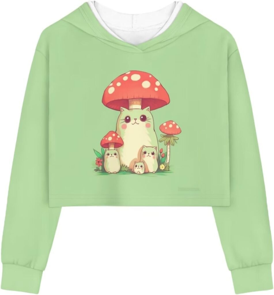 DISNIMO Girls Crop Top Hoodies Size 5-14 Kids Youth Long Sleeve Hoodie Hooded Sweatshirt Pullover DISNIMO Girls Crop Top Hoodies Size 5-14 Kids Youth Long Sleeve Hoodie Hooded Sweatshirt Pullover