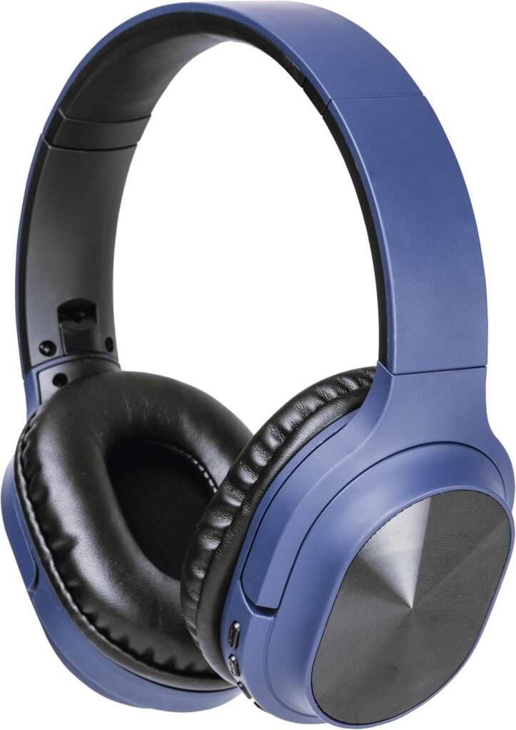 Daewoo Foldable Bluetooth Wireless Headphones – Music & Phone use – 10m Bluetooth Range – Up To 5 Hours Play Time – MP3 Aux-In TF FM – 80hrs Standby – 300mAh Rechargeable Battery