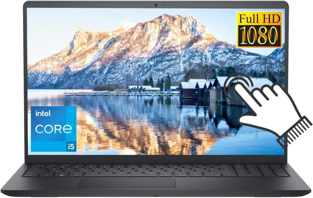 Dell Inspiron 15 3520 15.6″ FHD Touchscreen Laptop Computer, 16GB RAM, 1TB PCIe SSD, 4-Core Intel Core i5-1135G7, Numeric Keyboard, WiFi, HDMI, Webcam, SD Card Reader, Windows 11, Carbon Black