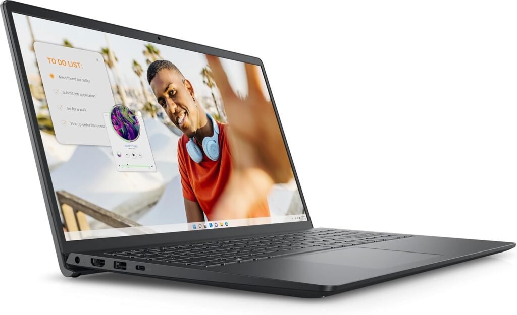 Dell Inspiron 15 3535 Laptop | 15.6 inch FHD (1920 x 1080) 120Hz Display | AMD Ryzen 7 7730U | AMD Radeon Graphics | Windows 11 | 16GB RAM | 1TB SSD | UK Keyboard | Black