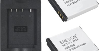 ENEGON 2-Pack NB-6L Replacement Battery and Charger Kit for Canon NB-6L, NB-6LH, CB-2LY and Canon PowerShot SX510 HS, SX500 IS, SX710 HS, SX520 HS, SX530 HS, SX700 HS, SX280 HS, SX260 HS, SX170 IS