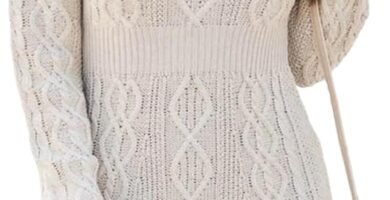 Ebifin Sweater Dresses for Women Elegant Jumper Dresses Knitted Round Neck A-Line Mini Dress Winter Pullover Dresses. Ebifin Sweater Dresses for Women Elegant Jumper Dresses Knitted Round Neck A-Line Mini Dress Winter Pullover Dresses.