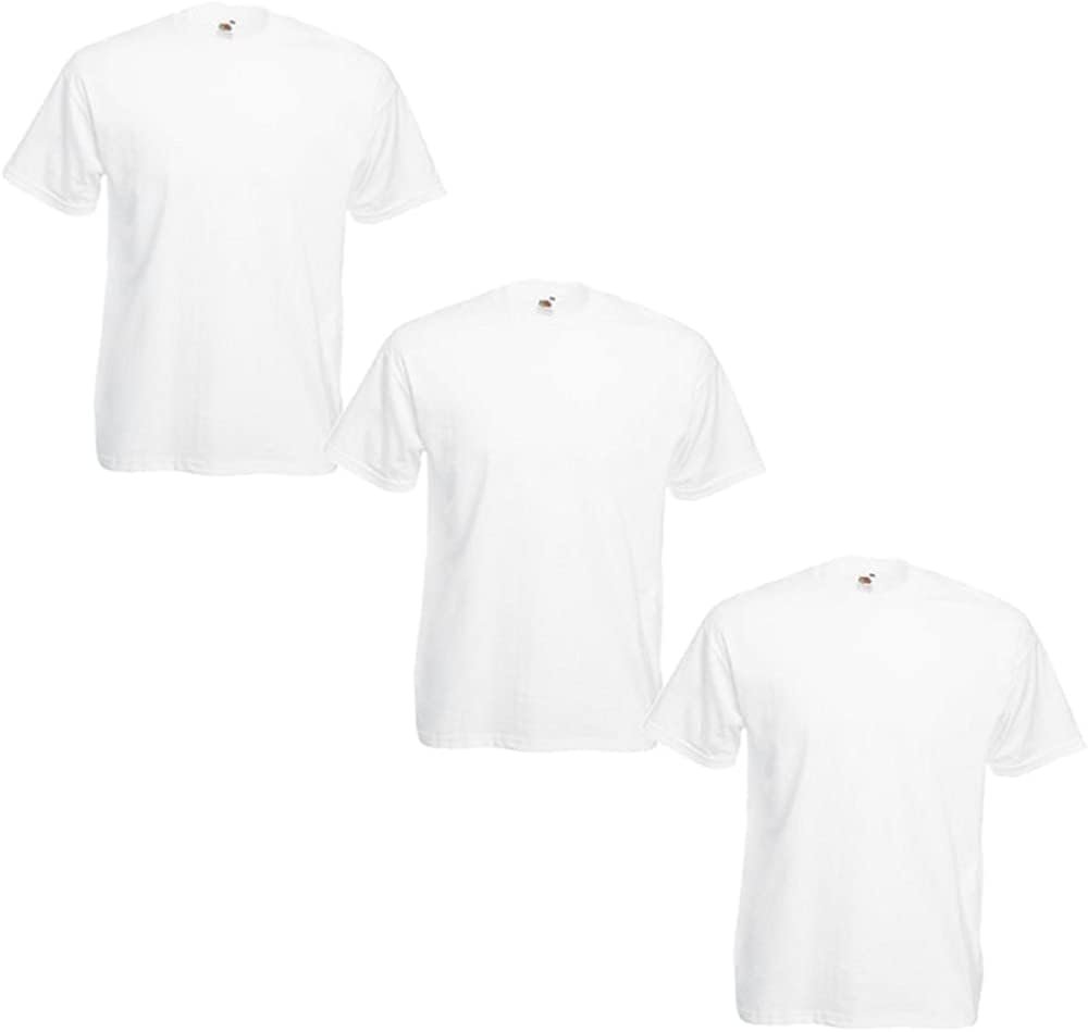 Fruit of the Loom Men’s T-Shirt Valueweight Tee, 3 Pack