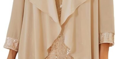 GRACE KARIN Women Sequined Round Neck Sleeveless A Line Dress + Blouse Two-Piece Set GRACE KARIN Women Sequined Round Neck Sleeveless A Line Dress + Blouse Two-Piece Set
