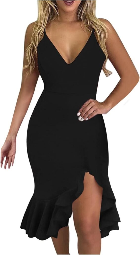 Girls Pink Dress Floor Length Black Dresses for Women Sleeveless Dress Women Casual Color V-Neck Ruffle Summer Solid Women’s Dress Fall D Girls Pink Dress Floor Length Black Dresses for Women Sleeveless Dress Women Casual Color V-Neck Ruffle Summer Solid Women’s Dress Fall D