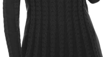 Gyabnw Winter Jumper Dresses Women UK Knitted Dress Ladies Sweater Round Neck Turtleneck Tunic Dress Gyabnw Winter Jumper Dresses Women UK Knitted Dress Ladies Sweater Round Neck Turtleneck Tunic Dress