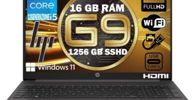 HP 250 G9 NEW MODEL 2022 Notebook Intel Core i5 1235U 12Th up to 4.40Ghz, Ram 16Gb Ddr4,SSD Nvme 512GB, Display 15.6″ FULL HD,PC Laptop Windows 11 Pro with MS Office 2021 Bundle