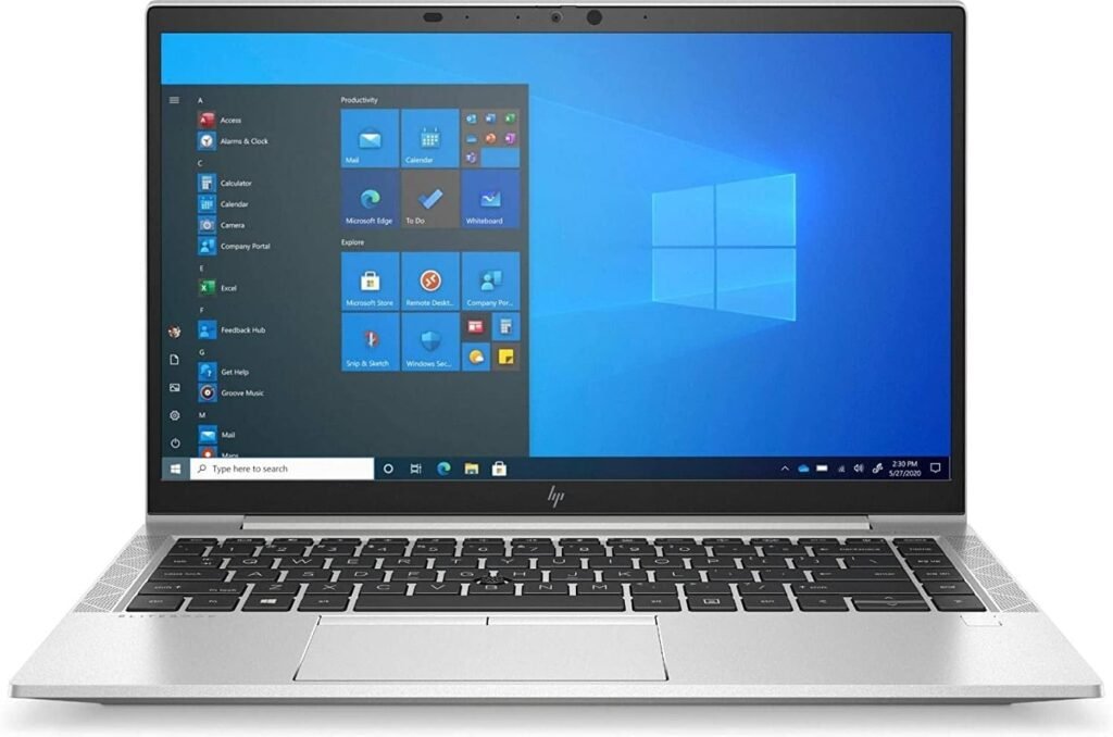 HP EliteBook 840 G8 14″ FHD Laptop – Intel Core i5-1145G7 (4 Cores, 4.4GHz), 16GB DDR4, 1TB SSD, vPro, Iris Xe Graphics, WIFI 6 & BT 5.0, FREE upgrade to Windows 11 Pro – UK Backlit Layout (Renewed)