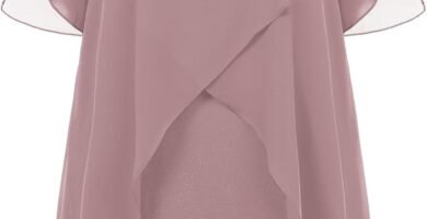 Hanna Nikole Women’s Plus Size Chiffon Cocktail Dress V-Neck Cape Evening Dress with Overlay Hanna Nikole Women’s Plus Size Chiffon Cocktail Dress V-Neck Cape Evening Dress with Overlay