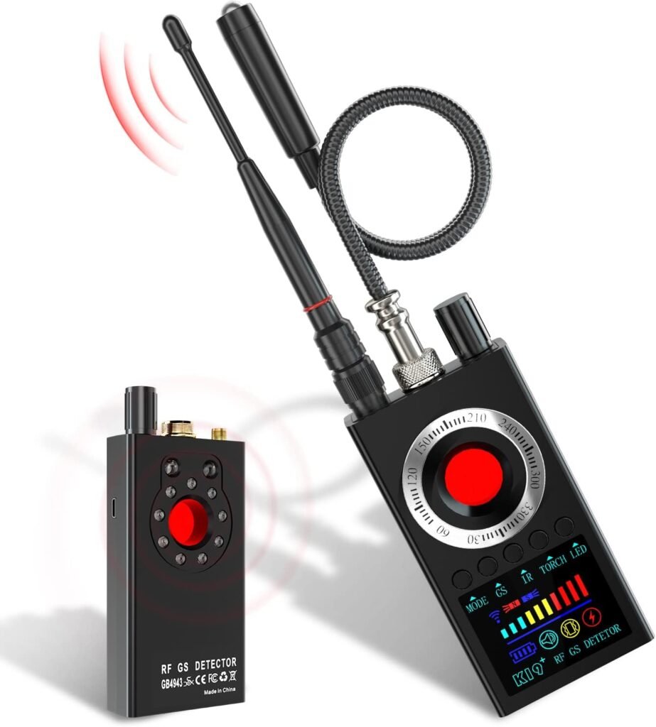 Hidden Camera Detector, Anti-Spy Detector, Portable Camera Scanner, Listening Device Detector, Camera Finder, GPS Detectors for GPS Tracker, Professional Privacy Protector Hidden Camera Detector, Anti-Spy Detector, Portable Camera Scanner, Listening Device Detector, Camera Finder, GPS Detectors for GPS Tracker, Professional Privacy Protector