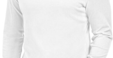 Hisir Mens Long Sleeve Tops UK Thermal Basic Crew Neck T-Shirt Tee Tops