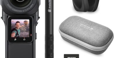 Insta360 ONE RS 1-Inch Leica 360 Degree Action Camera PROFESSIONAL Kit includes Invisible Selfie Stick, Lens Cap, Carry Case & 64GB Memory Card