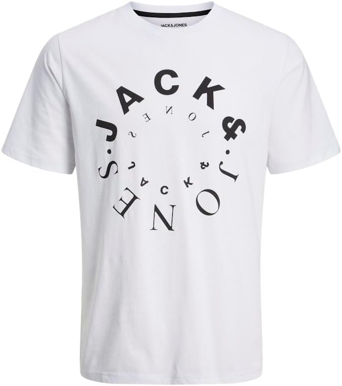 JACK & JONES Men’s Jjwarrior Tee Ss Crew Neck T-Shirt