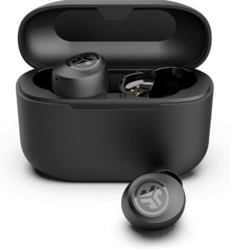 JLab Go Air Pop+ True Wireless Earbuds, In Ear Headphones, Bluetooth Earphones, 35H Playtime Ear Buds, Bluetooth Earbuds with Microphone, USB-C Charging Case, Dual Connect, EQ3 Sound, Black JLab Go Air Pop+ True Wireless Earbuds, In Ear Headphones, Bluetooth Earphones, 35H Playtime Ear Buds, Bluetooth Earbuds with Microphone, USB-C Charging Case, Dual Connect, EQ3 Sound, Black
