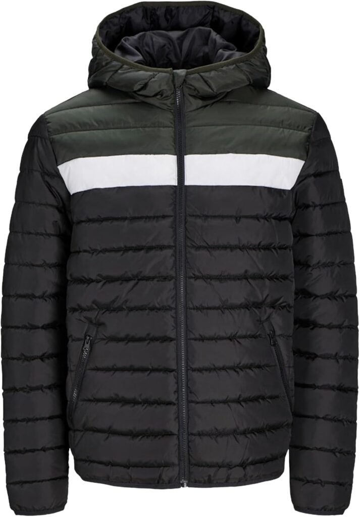 Jack and Jones Mens Hooded Padded Jacket Jack and Jones Mens Hooded Padded Jacket